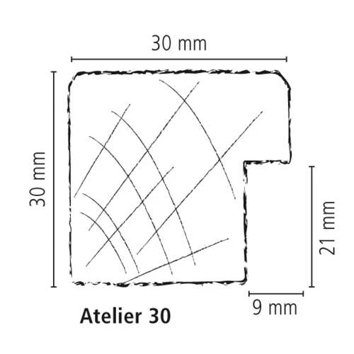 Atelier 30 Natural Wood Gallery Frames 3 Atelier 30 Natural Wood Gallery Frames - Image 2