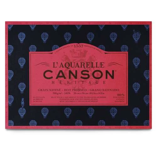 CANSON® | Héritage Watercolour Pads/Blocks — 300 Gsm 3 CANSON® | Héritage Watercolour Pads/Blocks — 300 Gsm
