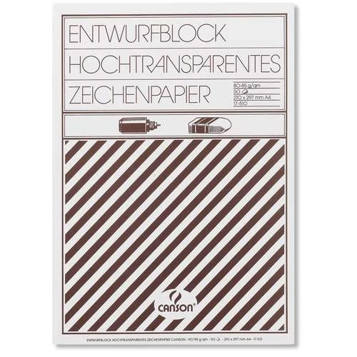 Canson Highly Transparent Tracing Paper Pads 4 Canson Highly Transparent Tracing Paper Pads - Image 2