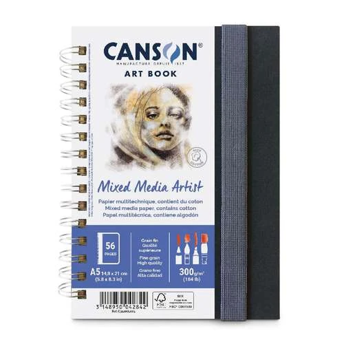 Canson Mixed Media Artist Art Books 4 Canson Mixed Media Artist Art Books - Image 2
