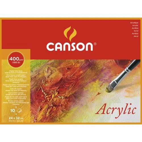 Canson Montval Acrylic Painting Pad 3 Canson Montval Acrylic Painting Pad