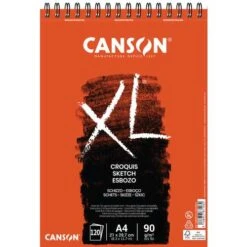 Canson XL Croquis Spiral Sketch Pads -CLAIREFONTAINE || Canson || Golden Shop CansonXLCroquisSpiralSketchPads 2