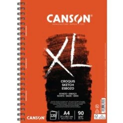 Canson XL Croquis Spiral Sketch Pads -CLAIREFONTAINE || Canson || Golden Shop CansonXLCroquisSpiralSketchPads 3