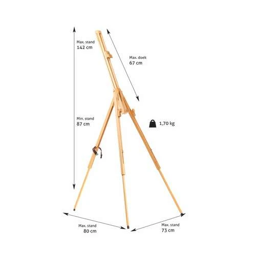 Cappelletto Portable Field Easel 4 Cappelletto Portable Field Easel - Image 2