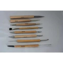 Ceradel Pottery Tool Set 5 Ceradel Pottery Tool Set -CLAIREFONTAINE || Canson || Golden Shop CeradelPotteryToolSet 1