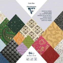 Clairefontaine 'Papers From All Over The World' Assorted Pads -CLAIREFONTAINE || Canson || Golden Shop Clairefontaine26230393BPapersFromAllOverTheWorld26230393BAssortedPads 2