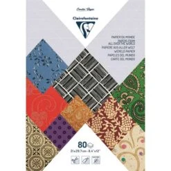 Clairefontaine 'Papers From All Over The World' Assorted Pads -CLAIREFONTAINE || Canson || Golden Shop Clairefontaine26230393BPapersFromAllOverTheWorld26230393BAssortedPads 3