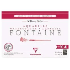 Clairefontaine | Fontaine Cold Pressed Watercolour Paper — Various Formats 13 Clairefontaine | Fontaine Cold Pressed Watercolour Paper — Various Formats -CLAIREFONTAINE || Canson || Golden Shop Clairefontaine7CFontaineColdPressedWatercolourPaperE28094variousformats 5
