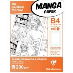 Clairefontaine BD Comics Manga Storyboard Pads -CLAIREFONTAINE || Canson || Golden Shop ClairefontaineBDComicsMangaStoryboardPads 3