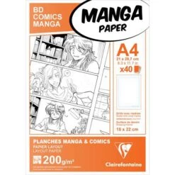 Clairefontaine BD Comics Manga Storyboard Pads -CLAIREFONTAINE || Canson || Golden Shop ClairefontaineBDComicsMangaStoryboardPads 4