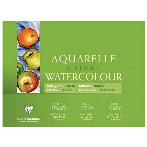 Clairefontaine Etival Rough Watercolour Blocks 3 Clairefontaine Etival Rough Watercolour Blocks