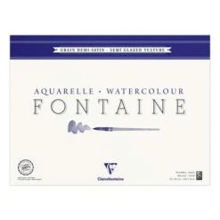 Clairefontaine Fontaine Semi- Glazed Watercolour Paper 12 Clairefontaine Fontaine Semi- Glazed Watercolour Paper -CLAIREFONTAINE || Canson || Golden Shop ClairefontaineFontaineSemi GlazedWatercolourPaper 4