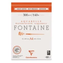 Clairefontaine Fontaine Watercolour Paper 300gsm -CLAIREFONTAINE || Canson || Golden Shop ClairefontaineFontaineWatercolourPaper300gsm 3