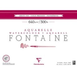 Clairefontaine Fontaine Watercolour Paper 640gsm -CLAIREFONTAINE || Canson || Golden Shop ClairefontaineFontaineWatercolourPaper640gsm 3