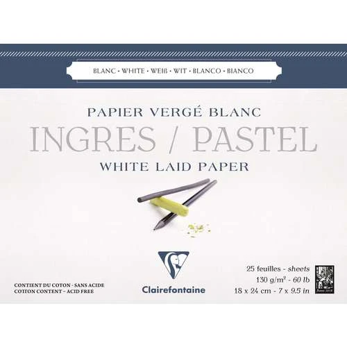 Clairefontaine Ingres White Pastel Pad 4 Clairefontaine Ingres White Pastel Pad - Image 2