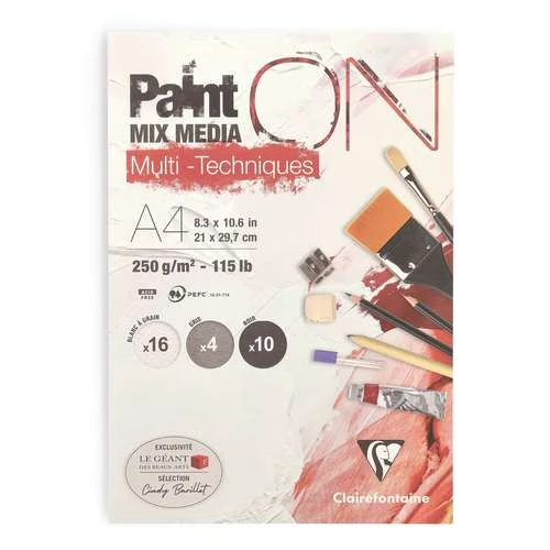 Clairefontaine Paint-On Special Edition Cindy Barillet Block 3 Clairefontaine Paint-On Special Edition Cindy Barillet Block