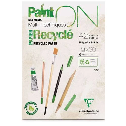 Clairefontaine Paint On Multi Technique Recycled Paper 7 Clairefontaine Paint On Multi Technique Recycled Paper - Image 5