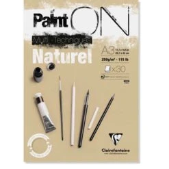 Clairefontaine Paint On Naturel Paper 9 Clairefontaine Paint On Naturel Paper -CLAIREFONTAINE || Canson || Golden Shop ClairefontainePaintOnNaturelPaper 3