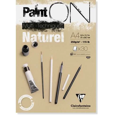 Clairefontaine Paint On Naturel Paper 3 Clairefontaine Paint On Naturel Paper