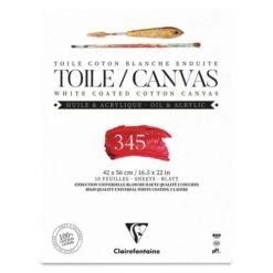 Clairefontaine Ready To Paint Canvas Pads 10 Clairefontaine Ready To Paint Canvas Pads -CLAIREFONTAINE || Canson || Golden Shop ClairefontaineReadytoPaintCanvasPads 2