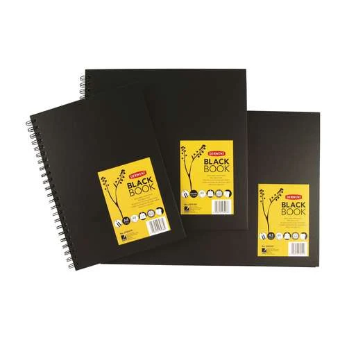 DERWENT | Black Book - Spiral Sketchbook 3 DERWENT | Black Book - Spiral Sketchbook