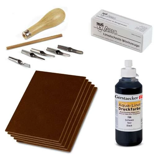 Gerstaecker Lino Printing Starter Set 3 Gerstaecker Lino Printing Starter Set
