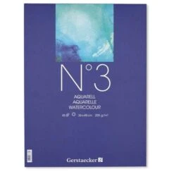 Gerstaecker No. 3 Watercolour Pads -CLAIREFONTAINE || Canson || Golden Shop GerstaeckerNo.3WatercolourPads 3