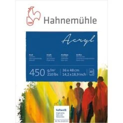 Hahnemuehle Acrylic Painting Paper Blocks 450gsm 12 Hahnemuehle Acrylic Painting Paper Blocks 450gsm -CLAIREFONTAINE || Canson || Golden Shop HahnemuehleAcrylicPaintingPaperBlocks450gsm 4