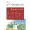 Hahnemuehle Hand-Made Burgundy Watercolour Block, 20 Sheets, 250gsm 2 Hahnemuehle Hand-Made Burgundy Watercolour Block, 20 Sheets, 250gsm -CLAIREFONTAINE || Canson || Golden Shop HahnemuehleHand MadeBurgundyWatercolourBlock2C20sheets2C250gsm