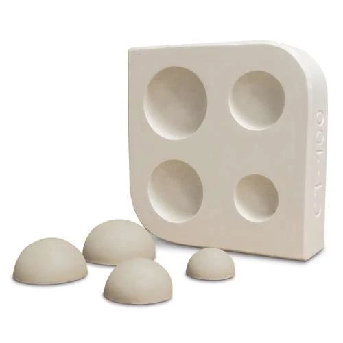 Hemisphere Casting Mould — 1 Mould, 4 Hemispheres 3 Hemisphere Casting Mould — 1 Mould, 4 Hemispheres