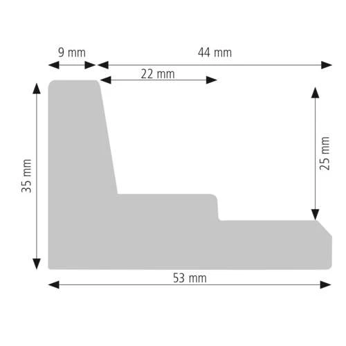 I LOVE ART | Stepped Profile Floater Frames — White 5 I LOVE ART | Stepped Profile Floater Frames — White - Image 3