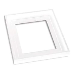 I LOVE ART | Stepped Profile Floater Frames — White