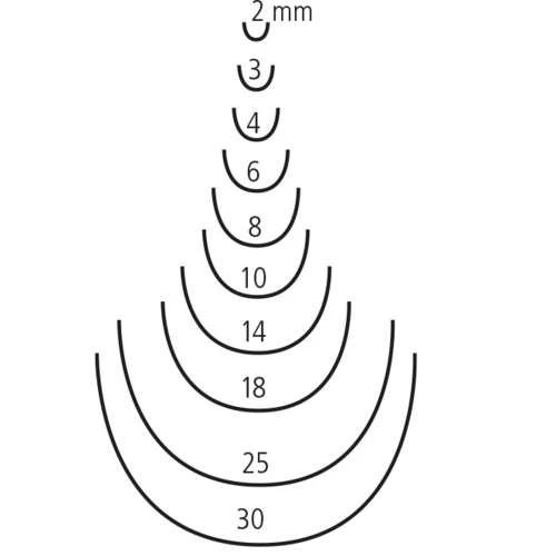Kirschen Straight Gouges Cut 11 4 Kirschen Straight Gouges Cut 11 - Image 2