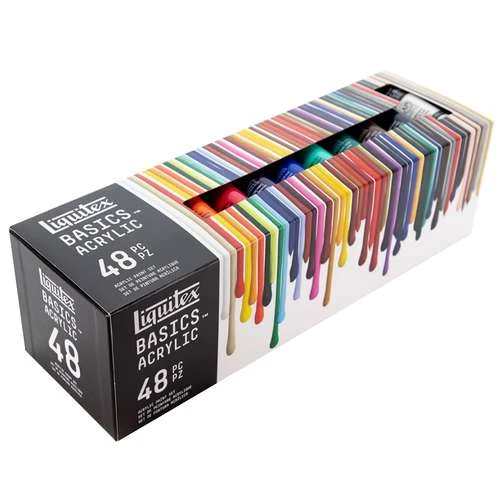 Liquitex Basics Acrylic Paint Set - 48 Colours 3 Liquitex Basics Acrylic Paint Set - 48 Colours