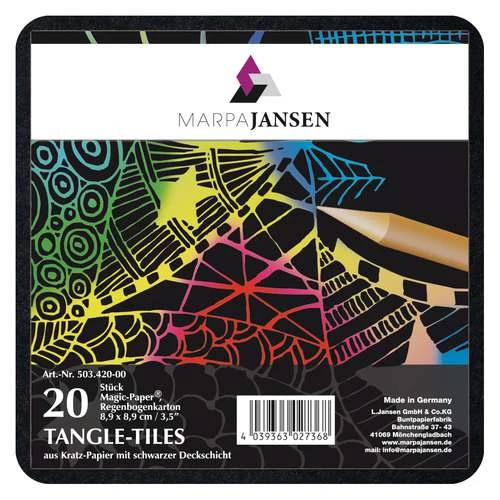 Marpa Jansen Magic Paper Rainbow Scratch Tiles 4 Marpa Jansen Magic Paper Rainbow Scratch Tiles - Image 2