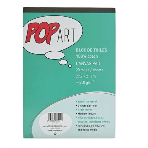 Pebeo Pébéo Pop Art Canvas Pads 4 Pebeo Pébéo Pop Art Canvas Pads - Image 2
