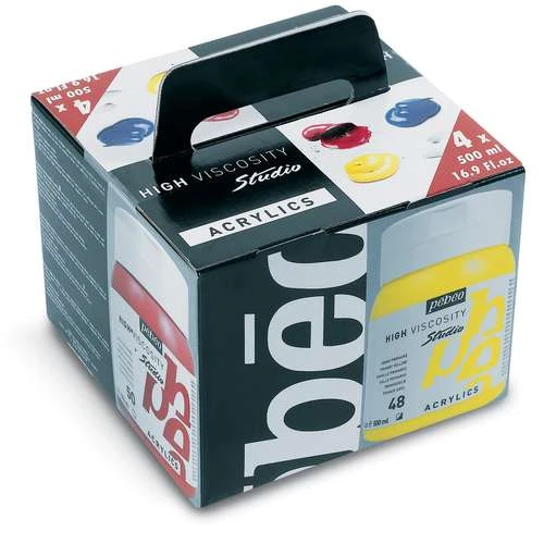 Pebeo Pébéo Studio Acrylic Paint Set 4 Pebeo Pébéo Studio Acrylic Paint Set - Image 2