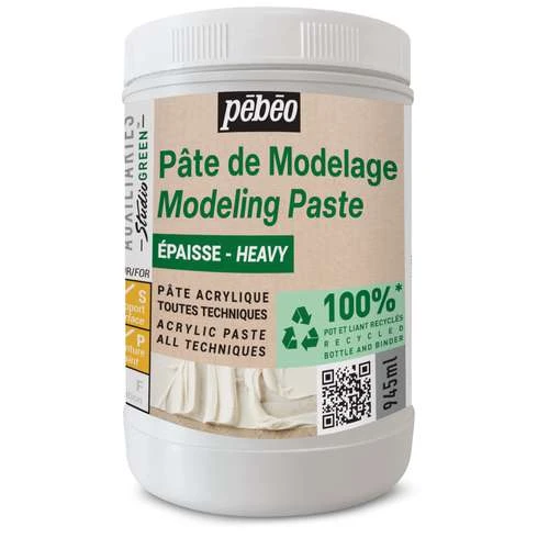 Pebeo Pébéo Studio Green Heavy Modelling Paste 5 Pebeo Pébéo Studio Green Heavy Modelling Paste - Image 3