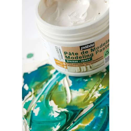 Pebeo Pébéo Studio Green Heavy Modelling Paste 6 Pebeo Pébéo Studio Green Heavy Modelling Paste - Image 4