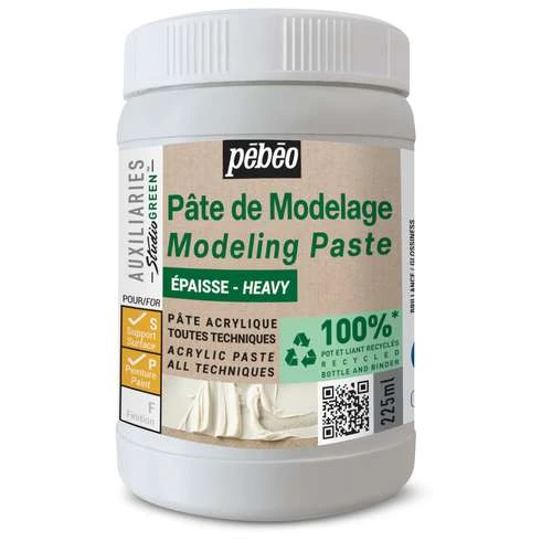 Pebeo Pébéo Studio Green Heavy Modelling Paste 3 Pebeo Pébéo Studio Green Heavy Modelling Paste