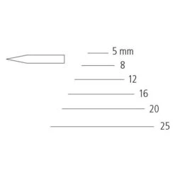 Pfeil Professional Straight Flat Chisels Blade 1 7 Pfeil Professional Straight Flat Chisels Blade 1 -CLAIREFONTAINE || Canson || Golden Shop PfeilProfessionalStraightFlatChiselsBlade1 2