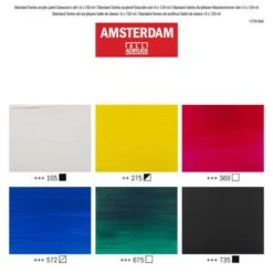 Royal Talens | AMSTERDAM Classroom Set — 6 X 120 Ml Tubes 10 Royal Talens | AMSTERDAM Classroom Set — 6 X 120 Ml Tubes -CLAIREFONTAINE || Canson || Golden Shop RoyalTalens7CAMSTERDAMClassroomSetE280946x120mltubes 3