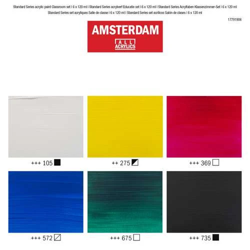 Royal Talens | AMSTERDAM Classroom Set — 6 X 120 Ml Tubes 6 Royal Talens | AMSTERDAM Classroom Set — 6 X 120 Ml Tubes - Image 4