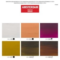 Royal Talens | AMSTERDAM Portrait Set — 6 X 120 Ml -CLAIREFONTAINE || Canson || Golden Shop RoyalTalens7CAMSTERDAMPortraitSetE280946x120ml 3
