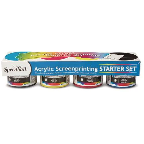Speedball Acrylic Screen Printing Starter Set 3 Speedball Acrylic Screen Printing Starter Set