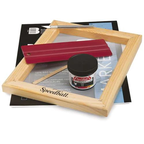 Speedball® | SCREEN PRINTING Beginner Paper Stencil Kit — 7 Pieces 4 Speedball® | SCREEN PRINTING Beginner Paper Stencil Kit — 7 Pieces - Image 2