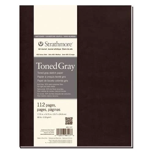 Strathmore 400 Toned Grey Softcover Art Journal 3 Strathmore 400 Toned Grey Softcover Art Journal
