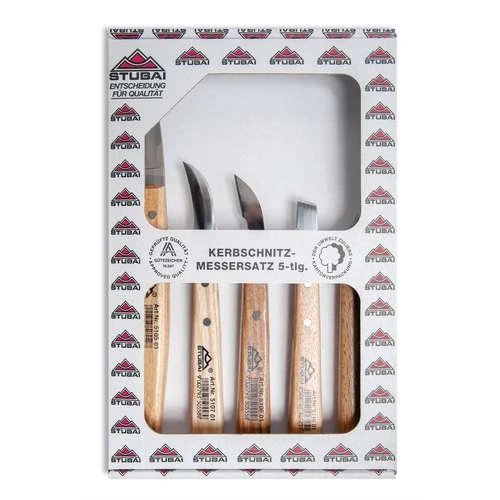 Stubai Chip Carving Knife Set 4 Stubai Chip Carving Knife Set - Image 2
