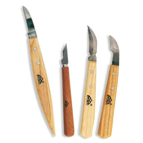 Stubai Chip Carving Knife Set 3 Stubai Chip Carving Knife Set