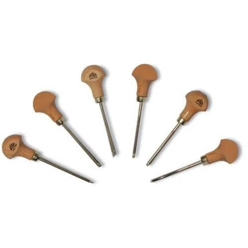 Stubai Micro Carving Chisel Set 3 Stubai Micro Carving Chisel Set